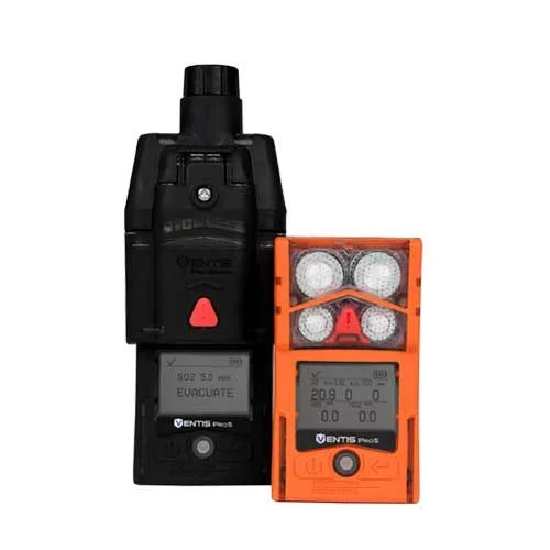 Ventis Pro 5 multi gas monitor with PASS Ex, Cl2, CO2, CO, H2S, HCN, NO2, NH3, O2, PH3, SO2