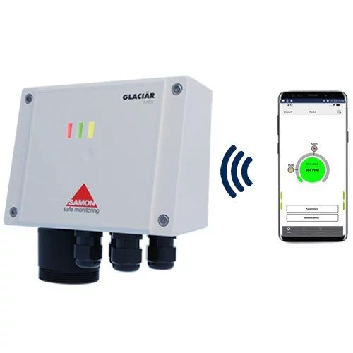 Refrigerant gas detectors (HFO, HFC, HC, CO2 & NH3) GLACIÄR MIDI