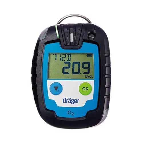 Disposable gas detector for CO, H2S, SO2 or O2 Dräger Pac 6000